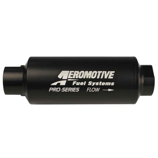[AEI-12339] Aeromotive 12339: Filter, In-line, Pro-series, AN-12, 10 Micron Micro Glass Element, Nickel Chrome Finish