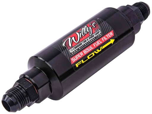 [WCD-WCD960004BL] Willy's Carburetor & Dyno Shop WCD960004BL: WCD960004BL High-Flow Fuel Filter [-10 AN]