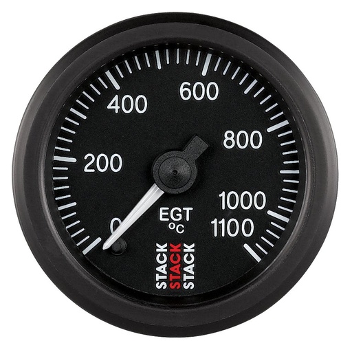 [ATM-ST3313] AutoMeter EXHAUST GAS TEMP, PRO STEPPER MOTOR, 52MM, BLK, 0-1100 °C