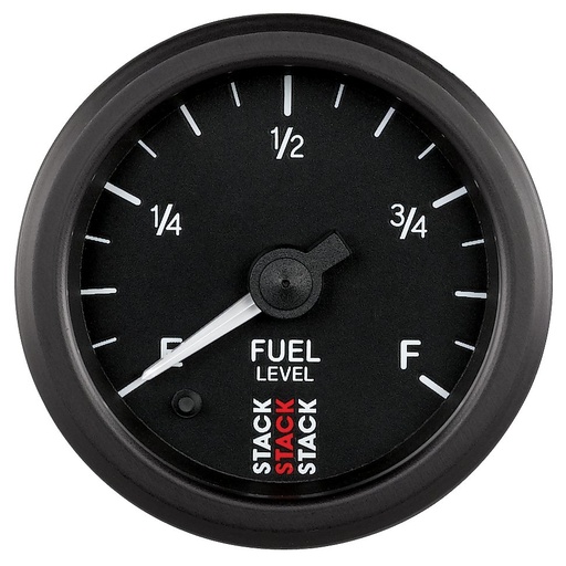 [ATM-ST3315] AutoMeter 2-1/16" FUEL LEVEL, PROGRAMMABLE 0-280 Ω, STEPPER MOTOR, STACK BLK