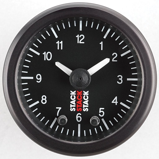 [ATM-ST3317] AutoMeter ANALOG CLOCK, BLK