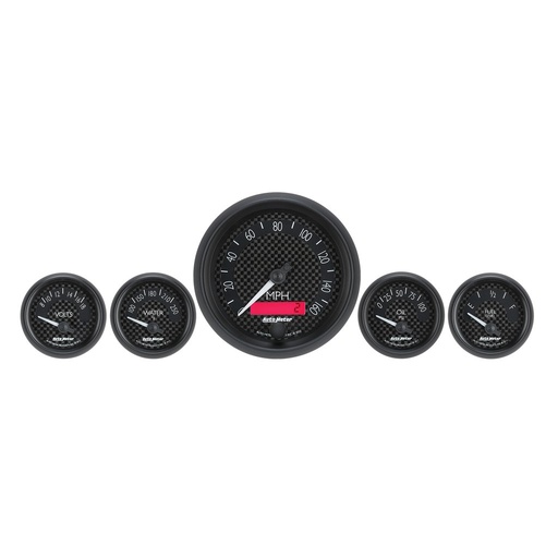 [ATM-8002] AutoMeter 5 PC. GAUGE KIT, 3-3/8" & 2-1/16", ELECTRIC SPEEDOMETER, GT