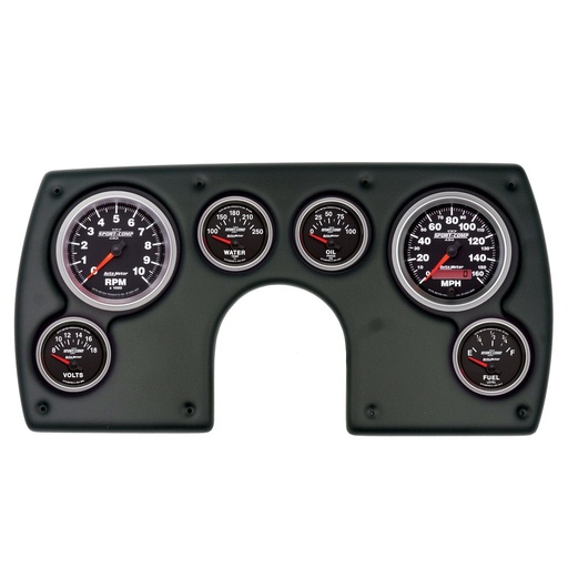 [ATM-2921-12] AutoMeter GAUGE KIT, 6 PC, (3 3/8" X2, 2 1/16" X4), CHEVY CAMARO 82-89, SPORT-COMP II