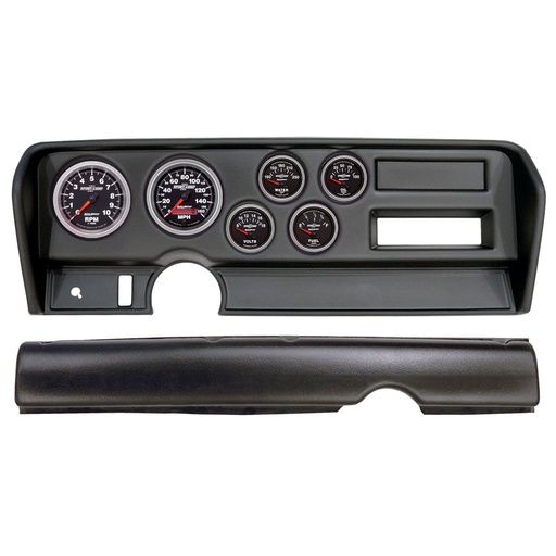 [ATM-2914-12] AutoMeter GAUGE KIT, 6 PC, (3 3/8" X2, 2 1/16" X4), PONTIAC GTO NO AC 70-72, SPORT-COMP II