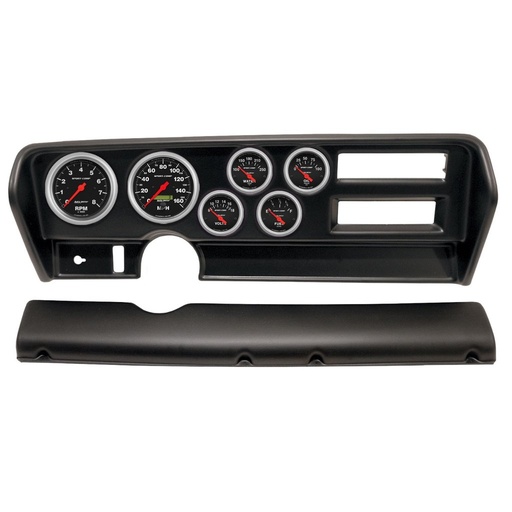 [ATM-2915-11] AutoMeter GAUGE KIT, 6 PC, (3 3/8" X2, 2 1/16" X4), PONTIAC GTO AC 70-72, SPORT-COMP