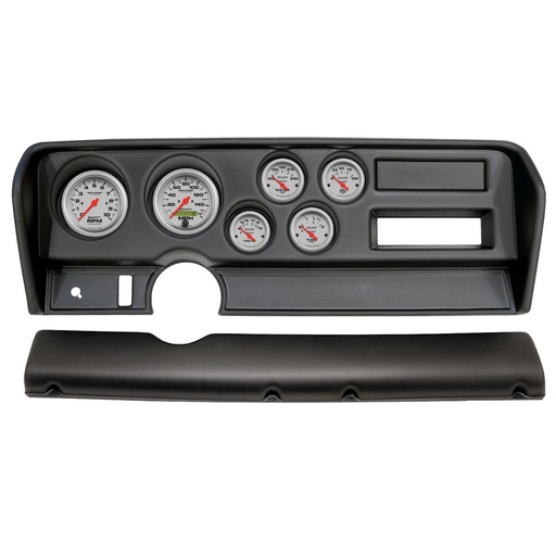 [ATM-2914-13] AutoMeter GAUGE KIT, 6 PC, (3 3/8" X2, 2 1/16" X4), PONTIAC GTO NO AC 70-72, ULTRA-LITE
