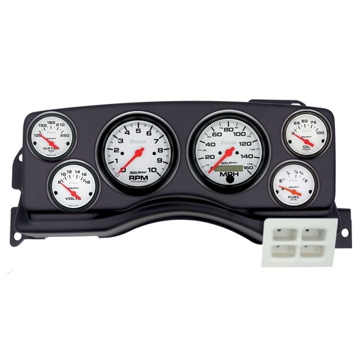 [ATM-2924-09] AutoMeter GAUGE KIT, 6 PC, (3 3/8" X2, 2 1/16" X4), FORD MUSTANG 87-89, PHANTOM