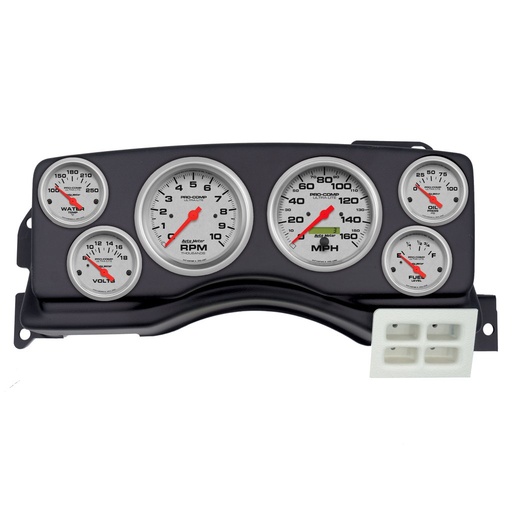 [ATM-2924-13] AutoMeter GAUGE KIT, 6 PC, (3 3/8" X2, 2 1/16" X4), FORD MUSTANG 87-89, ULTRA-LITE