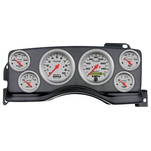 [ATM-2927-13] AutoMeter GAUGE KIT, 6 PC, (3 3/8" X2, 2 1/16" X4), FORD MUSTANG 90-93, ULTRA-LITE