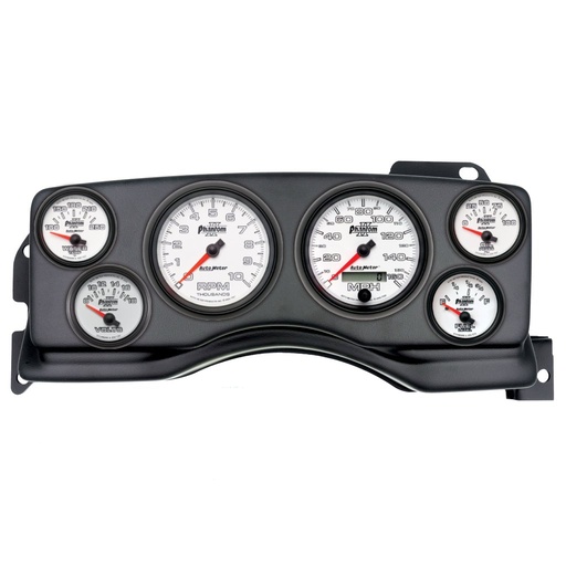 [ATM-2927-10] AutoMeter GAUGE KIT, 6 PC, (3 3/8" X2, 2 1/16" X4), FORD MUSTANG 90-93, PHANTOM II