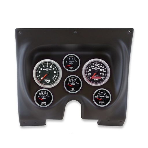 [ATM-2130-12] AutoMeter GAUGE KIT, 6 PC, CAMARO/FIREBIRD 67-68, TACH/MPH/FUEL/OILP/WTMP/VOLT, SPORT-COMP II