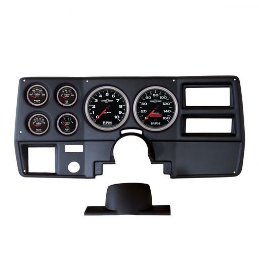 [ATM-2137-12] AutoMeter GAUGE KIT, 6 PC, CHEVY TRUCK/SUBURBAN 73-83, TACH/MPH/FUEL/OILP/WTMP/VOLT, SPORT-COMP II