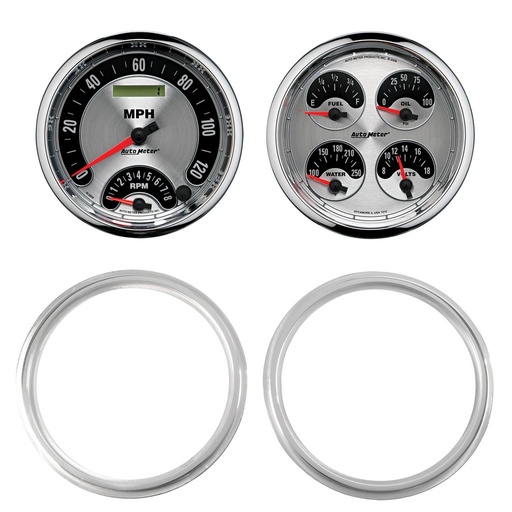 [ATM-7039-01] AutoMeter GAUGE KIT, 2 PC, CHEVY TRUCK 47-53, 2 X 5", AMERICAN MUSCLE