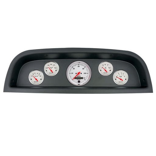 [ATM-2102-03] AutoMeter GAUGE KIT, 5 PC, (3 3/8" X1, 2 1/16" X4), CHEVROLET TRUCK 60-63, ARCTIC WHITE