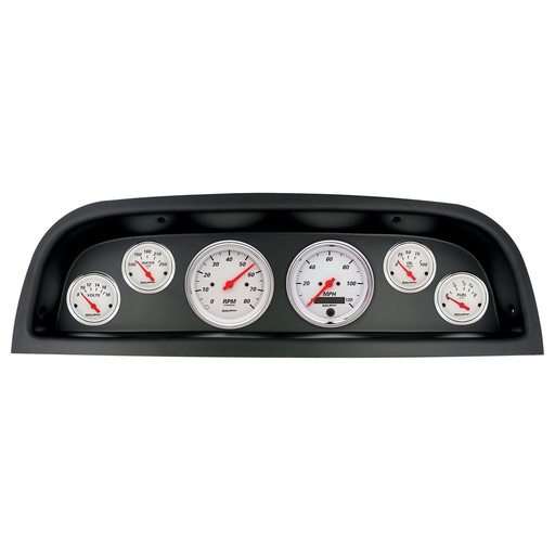 [ATM-2103-03] AutoMeter GAUGE KIT, 6 PC, (3 3/8" X2, 2 1/16" X4), CHEVROLET TRUCK 60-63, ARCTIC WHITE