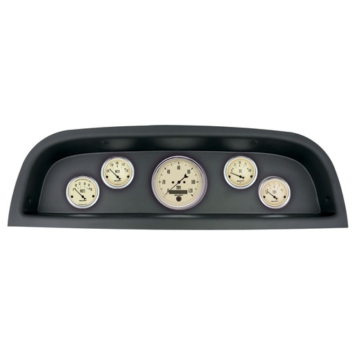 [ATM-2102-02] AutoMeter GAUGE KIT, 5 PC, (3 3/8" X1, 2 1/16" X4), CHEVROLET TRUCK 60-63, ANTIQUE BEIGE