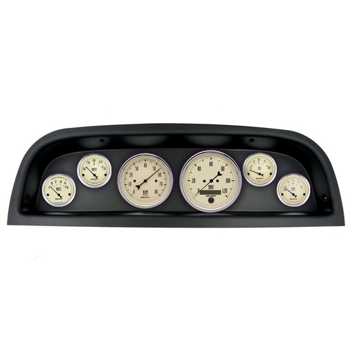 [ATM-2103-02] AutoMeter GAUGE KIT, 6 PC, (3 3/8" X2, 2 1/16" X4), CHEVROLET TRUCK 60-63, ANTIQUE BEIGE