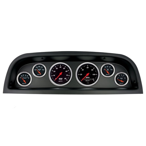 [ATM-2103-06] AutoMeter GAUGE KIT, 6 PC, (3 3/8" X2, 2 1/16" X4), CHEVROLET TRUCK 60-63, DESIGNER BLACK