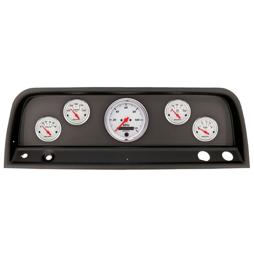 [ATM-2109-03] AutoMeter GAUGE KIT, 5 PC, (3 3/8" X1, 2 1/16" X4), CHEVROLET TRUCK 64-66, ARCTIC WHITE