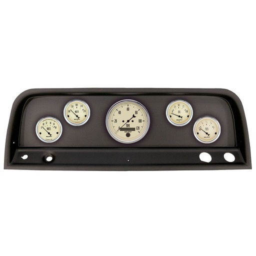 [ATM-2109-02] AutoMeter GAUGE KIT, 5 PC, (3 3/8" X1, 2 1/16" X4), CHEVROLET TRUCK 64-66, ANTIQUE BEIGE