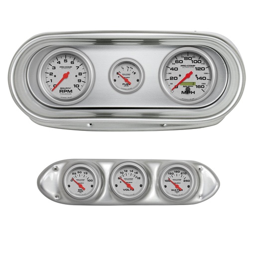 [ATM-2127-13] AutoMeter GAUGE KIT, 6 PC, NOVA 62-65, TACH/MPH/FUEL/OILP/WTMP/VOLT, ULTRA-LITE