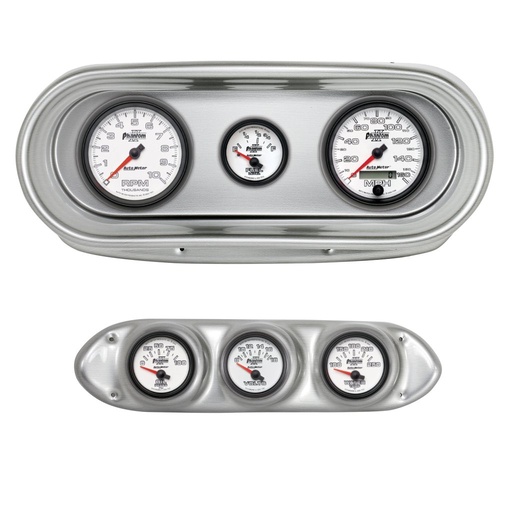 [ATM-2127-10] AutoMeter GAUGE KIT, 6 PC, NOVA 62-65, TACH/MPH/FUEL/OILP/WTMP/VOLT, PHANTOM II