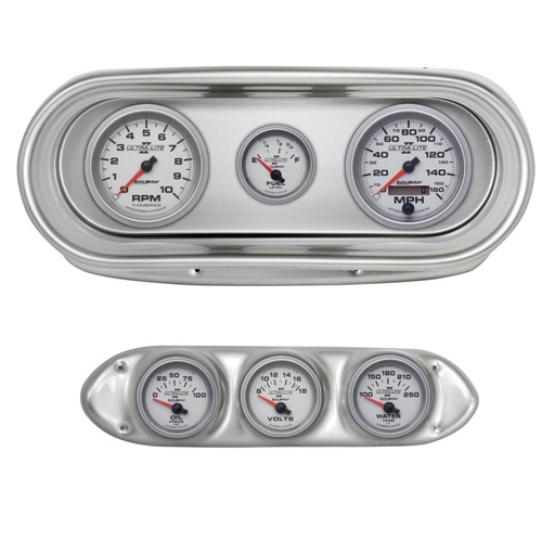 [ATM-2127-14] AutoMeter GAUGE KIT, 6 PC, NOVA 62-65, TACH/MPH/FUEL/OILP/WTMP/VOLT, ULTRA-LITE II