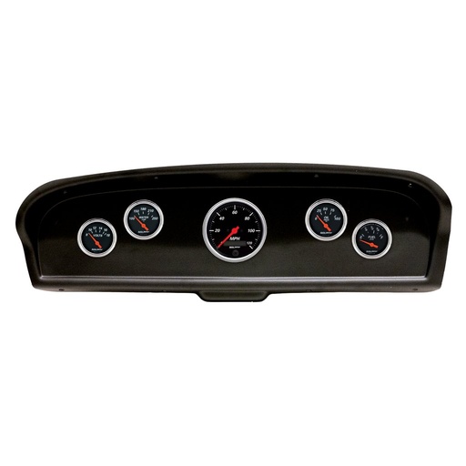 [ATM-2105-06] AutoMeter GAUGE KIT, 5 PC, (3 3/8" X1, 2 1/16" X4), FORD TRUCK 61-66, DESIGNER BLACK