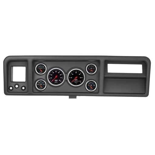 [ATM-2146-06] AutoMeter GAUGE KIT, 6 PC, FORD TRUCK 73-79, TACH/MPH/FUEL/OILP/WTMP/VOLT, DESIGNER BLACK