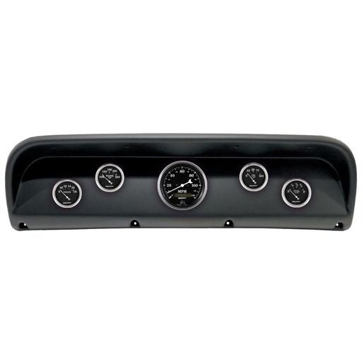 [ATM-2900-07] AutoMeter GAUGE KIT, 5 PC, (3 3/8" X1, 2 1/16" X4), FORD TRUCK 67-72, OLD TYME BLACK