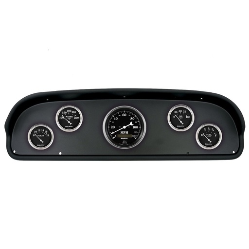 [ATM-2100-07] AutoMeter GAUGE KIT, 5 PC, (3 3/8" X1, 2 1/16" X4), FORD F100 57-60, OLD TYME BLACK