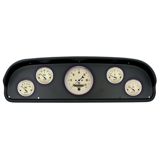[ATM-2100-02] AutoMeter GAUGE KIT, 5 PC, (3 3/8" X1, 2 1/16" X4), FORD F100 57-60, ANTIQUE BEIGE
