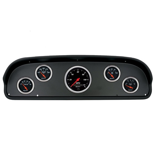 [ATM-2100-06] AutoMeter GAUGE KIT, 5 PC, (3 3/8" X1, 2 1/16" X4), FORD F100 57-60, DESIGNER BLACK