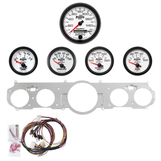 [ATM-7035-10] AutoMeter GAUGE KIT, 5 PC, MUSTANG 65-66, MPH/FUEL/OILP/WTMP/BAT, PHANTOM II