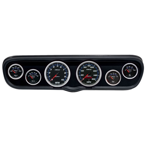[ATM-2110-05] AutoMeter GAUGE KIT, 6 PC, (3 3/8" X2, 2 1/16" X4), FORD MUSTANG 66, COBALT