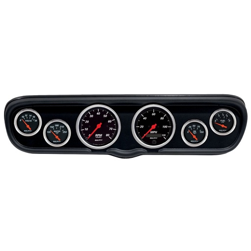 [ATM-2110-06] AutoMeter GAUGE KIT, 6 PC, (3 3/8" X2, 2 1/16" X4), FORD MUSTANG 66, DESIGNER BLACK
