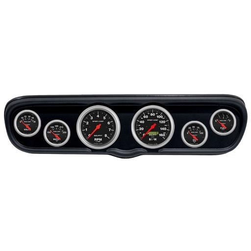 [ATM-2110-11] AutoMeter GAUGE KIT, 6 PC, (3 3/8" X2, 2 1/16" X4), FORD MUSTANG 66, SPORT-COMP