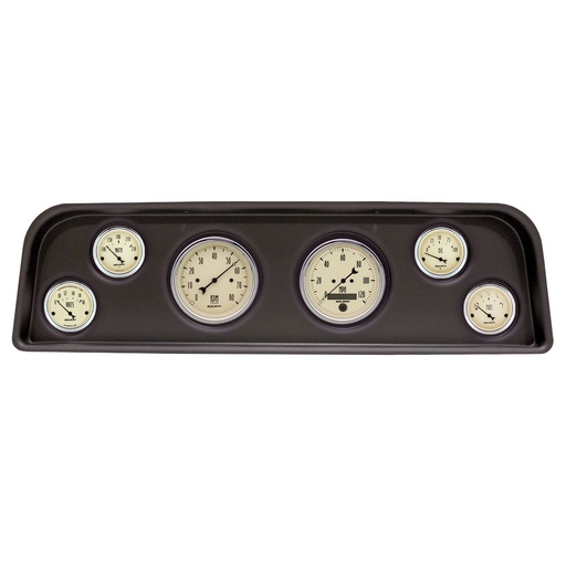 [ATM-2104-02] AutoMeter GAUGE KIT, 6 PC, (3 3/8" x2, 2 1/16" x4), GMC TRUCK C/K/SUBURBAN 60-66, ANTIQUE BEIGE
