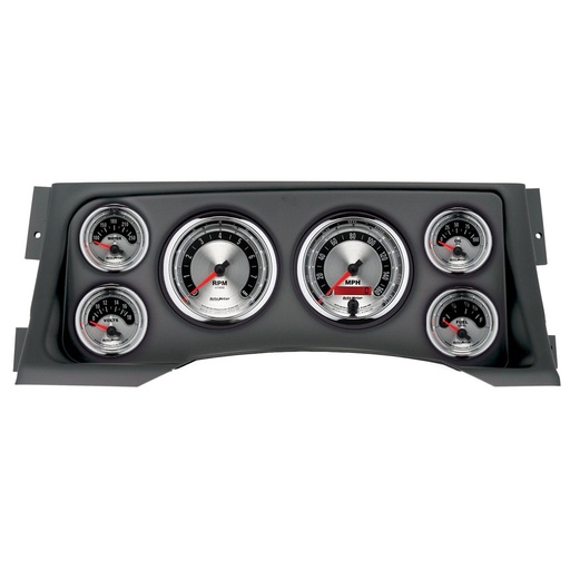 [ATM-2928-01] AutoMeter GAUGE KIT, 6 PC, (3 3/8" X2, 2 1/16" X4), CHEVY/GMC TRUCK 95-98, AMERICAN MUSCLE