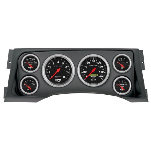 [ATM-2928-11] AutoMeter GAUGE KIT, 6 PC, (3 3/8" X2, 2 1/16" X4), CHEVY/GMC TRUCK 95-98, SPORT-COMP