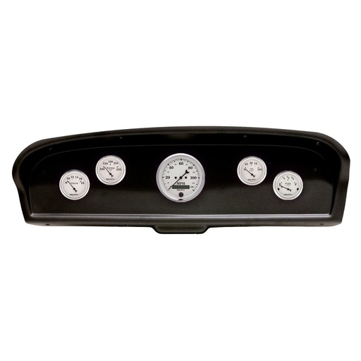 [ATM-2105-08] AutoMeter GAUGE KIT, 5 PC, (3 3/8" X1, 2 1/16" X4), FORD TRUCK 61-66, OLD-TYME WHITE