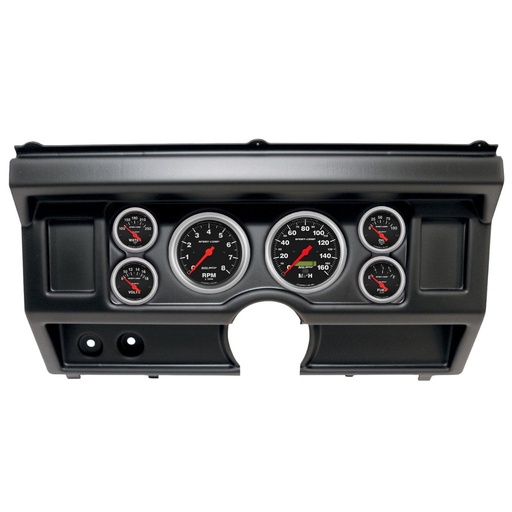[ATM-2918-11] AutoMeter GAUGE KIT, 6 PC, (3 3/8" X2, 2 1/16" X4), FORD TRUCK NO AC 80-86, SPORT-COMP
