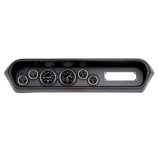 [ATM-2108-07] AutoMeter GAUGE KIT, 6 PC, (3 3/8" X2, 2 1/16" X4), PONTIAC GTO/LEMANS 64-65, OLD TYME BLACK