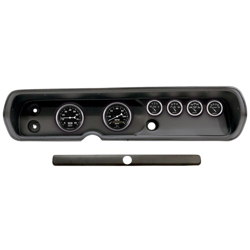 [ATM-2929-07] AutoMeter GAUGE KIT, 6 PC, (3 3/8" X2, 2 1/16" X4), CHEVY CHEVELLE 64-65, OLD TYME BLACK