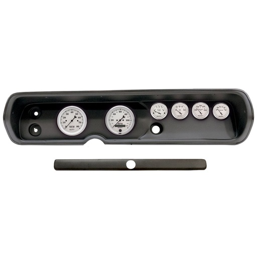 [ATM-2929-08] AutoMeter GAUGE KIT, 6 PC, (3 3/8" X2, 2 1/16" X4), CHEVY CHEVELLE 64-65, OLD-TYME WHITE