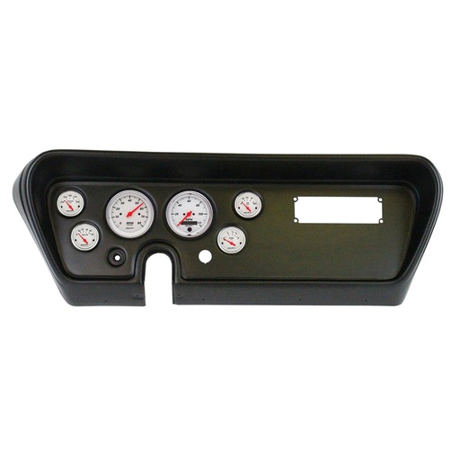 [ATM-2111-03] AutoMeter GAUGE KIT, 6 PC, (3 3/8" X2, 2 1/16" X4), PONTIAC GTO 66, ARCTIC WHITE