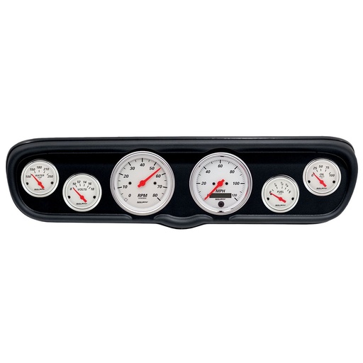 [ATM-2110-03] AutoMeter GAUGE KIT, 6 PC, (3 3/8" X2, 2 1/16" X4), FORD MUSTANG 66, ARCTIC WHITE