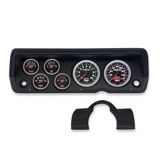 [ATM-2141-12] AutoMeter GAUGE KIT, 6 PC, ABODY/DUSTER/DEMON/DART 70-76, TACH/MPH/FUEL/OILP/WTMP/VOLT, SPORT-COMP II
