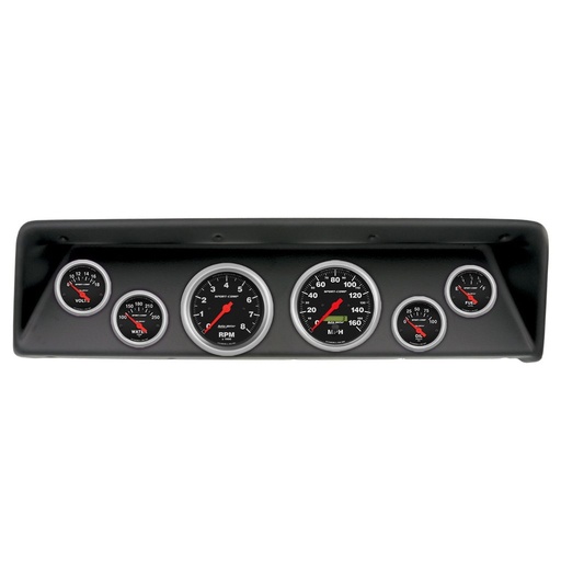 [ATM-2112-11] AutoMeter GAUGE KIT, 6 PC, (3 3/8" X2, 2 1/16" X4), CHEVROLET NOVA 66-67, SPORT-COMP