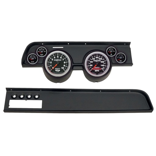[ATM-2115-12] AutoMeter GAUGE KIT, 6 PC, (5" X2, 2 1/16" X4), MERC COUGAR AC 67-68, SPORT-COMP II